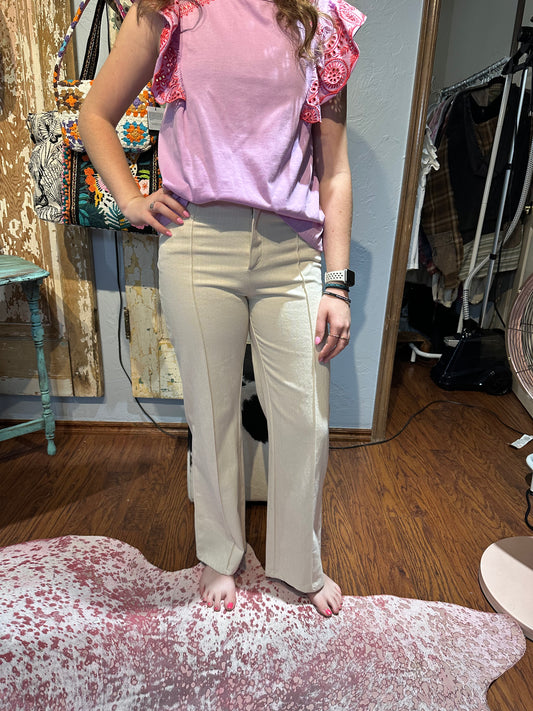 Le Lis White Pants