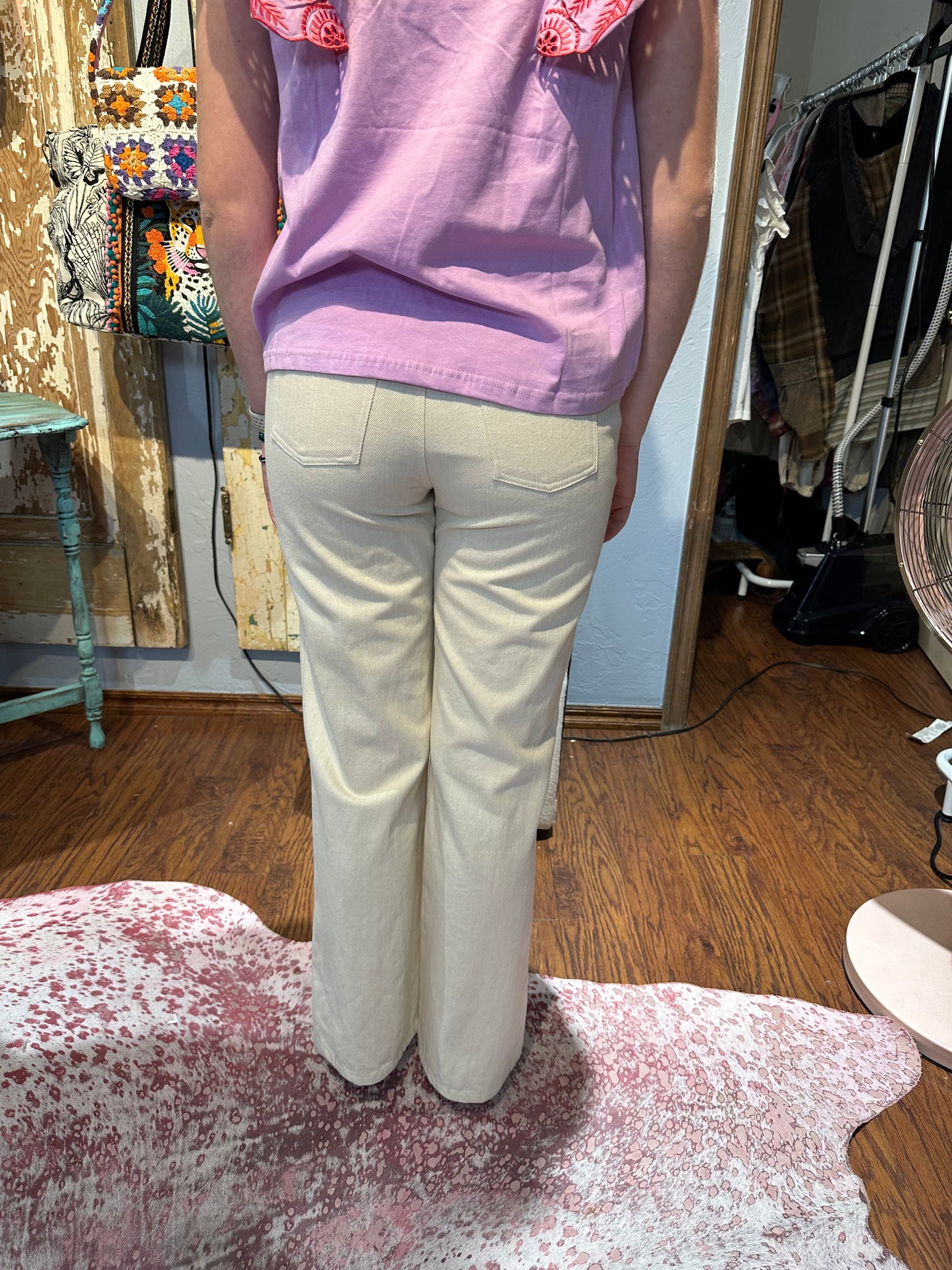 Le Lis White Pants