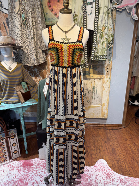 Crochet Hippie Dress
