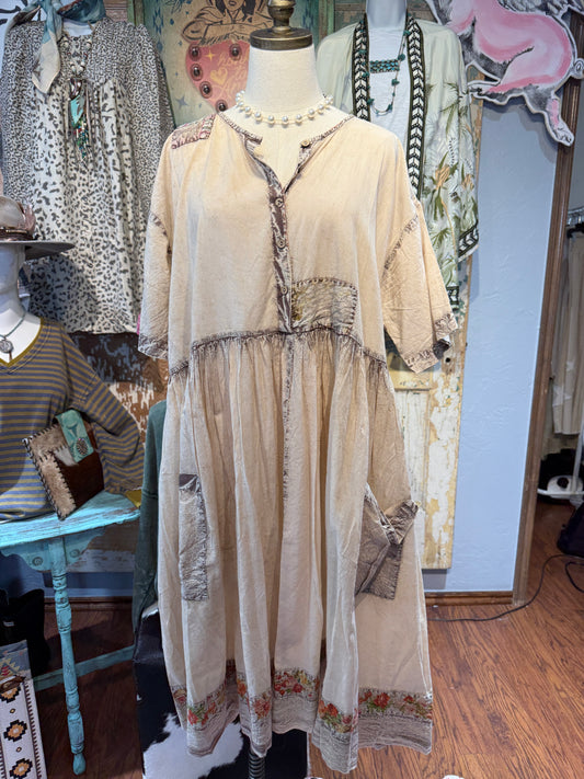 Paperlace Vintage Patchwork Dress