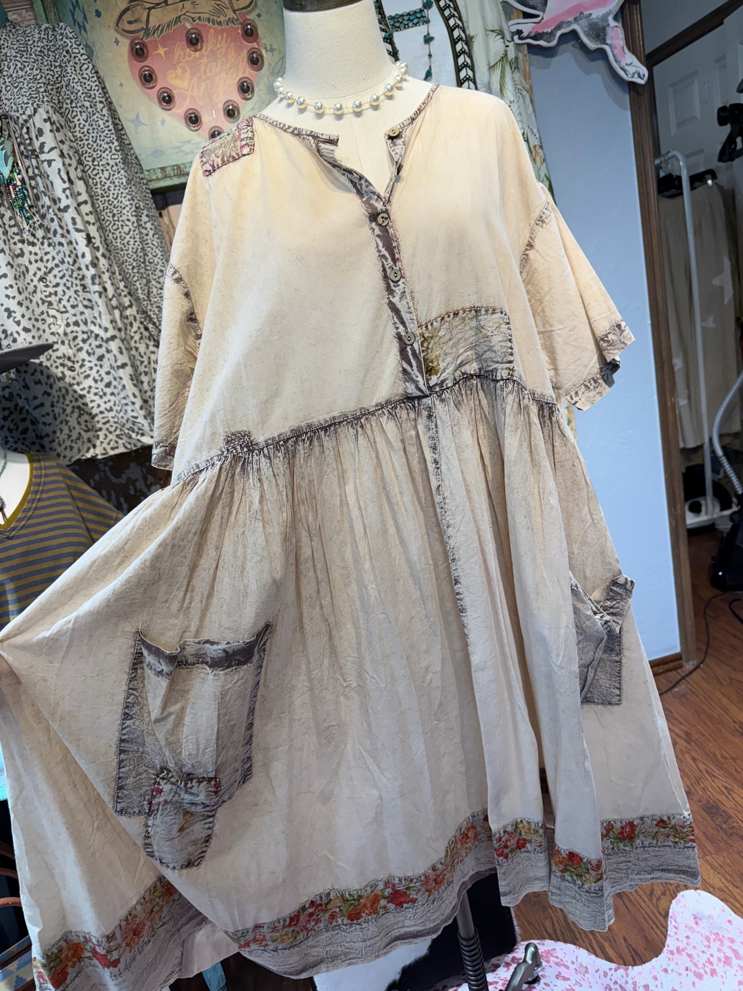 Paperlace Vintage Patchwork Dress