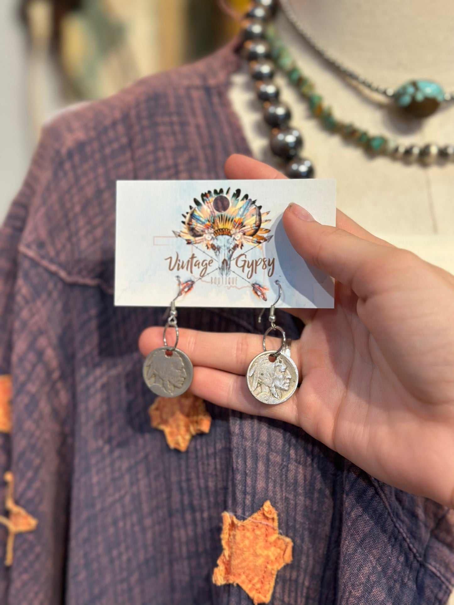 Chief Nickel Earrings