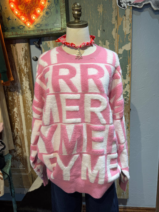 Merry 3D Yarn Pullover Christmas Sweater