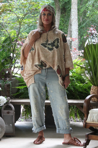 Jaded Gypsy Tan Flutter By Be Free Top