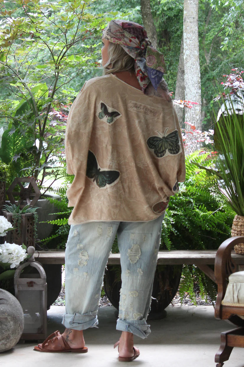 Jaded Gypsy Tan Flutter By Be Free Top