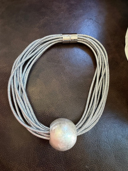 10 Strand Magnetic Closure Necklace