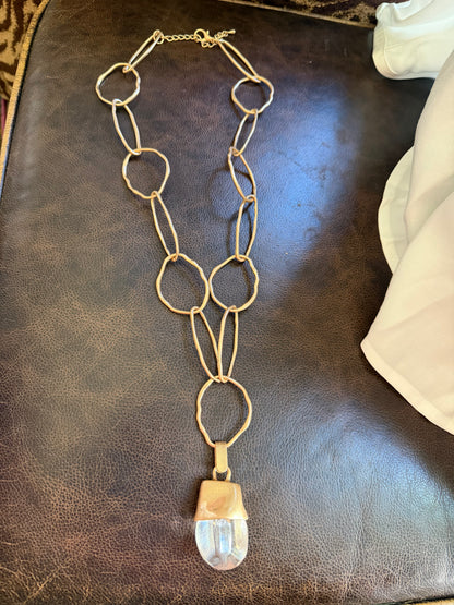 Golden Glow Statement Necklace