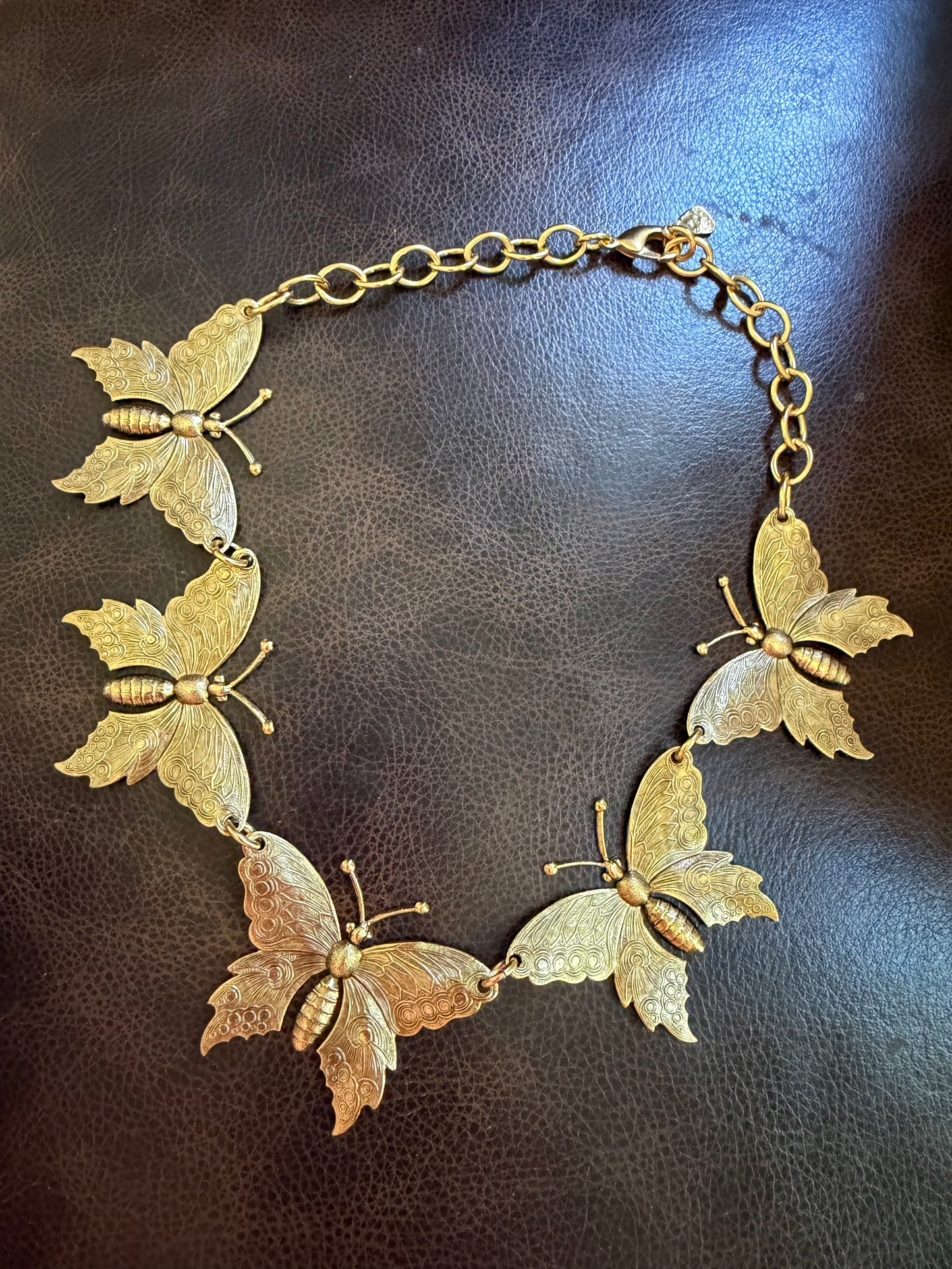 Yochi Butterfly Statement Necklace – Made in the USA