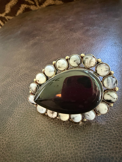Black Onyx Statement Ring