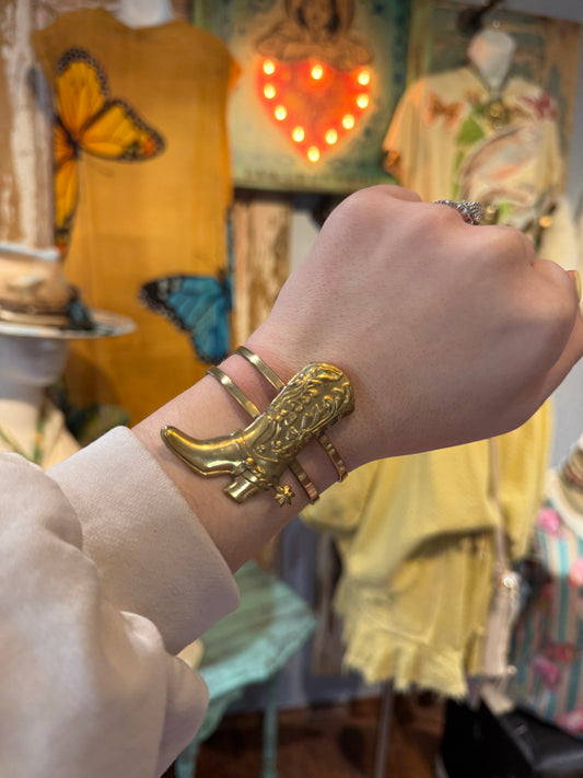 Boot Cuff Bracelet