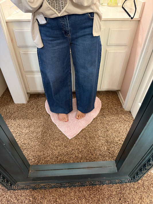 Risen Slouchy Crop Barrel Jeans