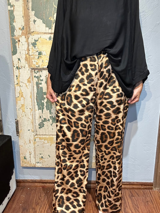 Silky Cheetah Pants
