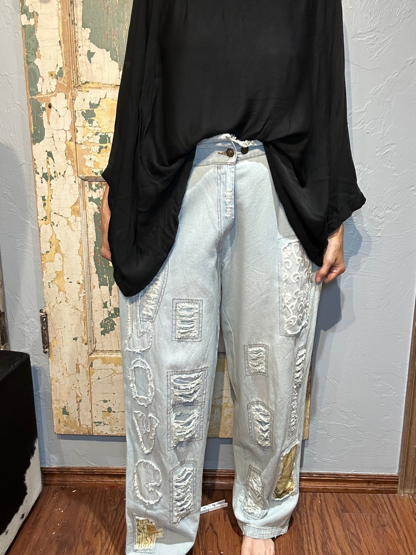 Paperlace Love Patch Pants