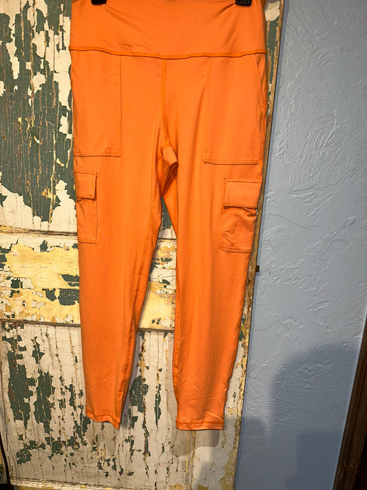 Sherbet Butter Soft Cargo Leggings