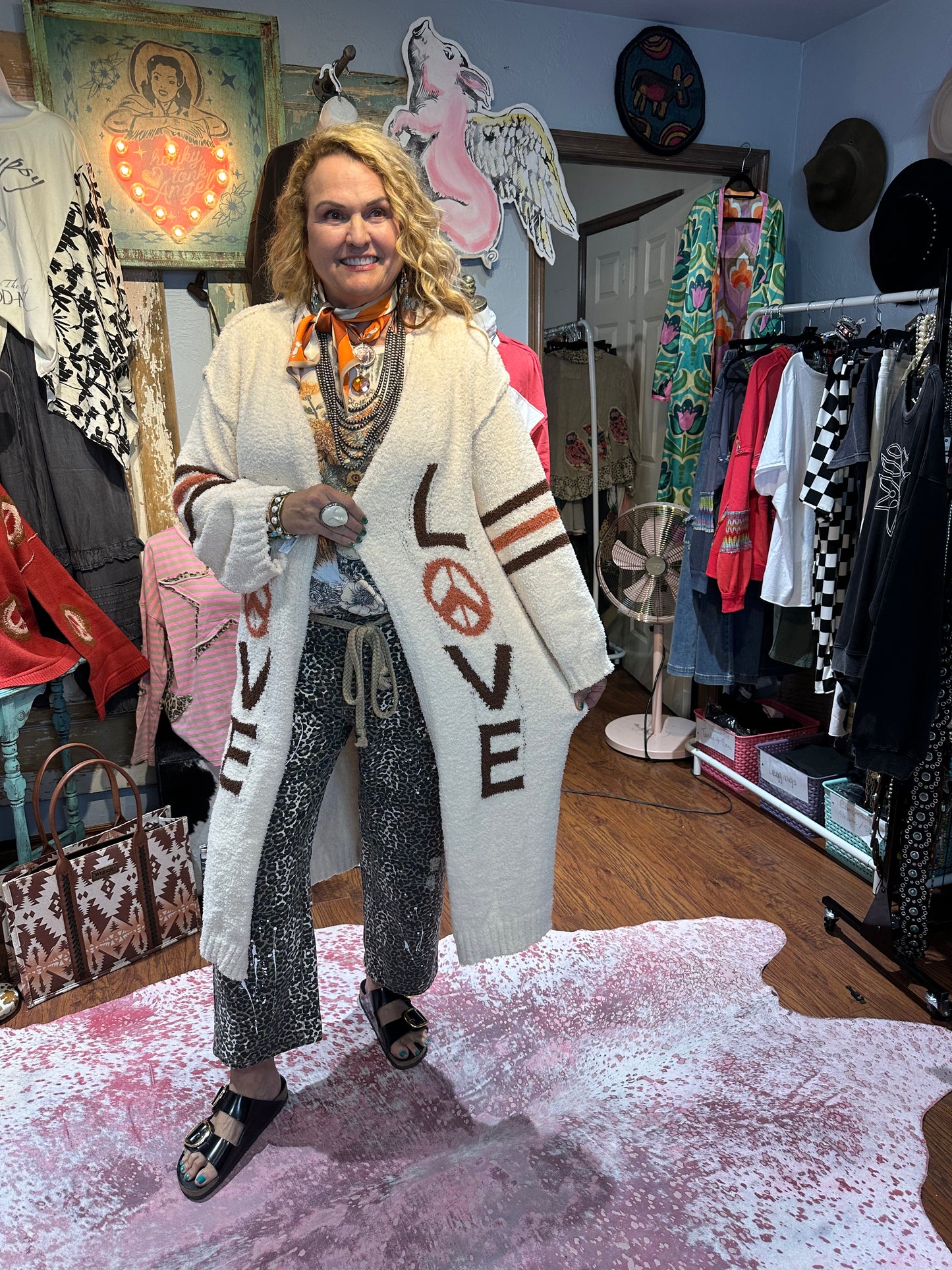 POL Love Peace Cardigan