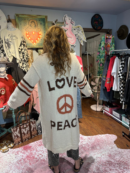 POL Love Peace Cardigan