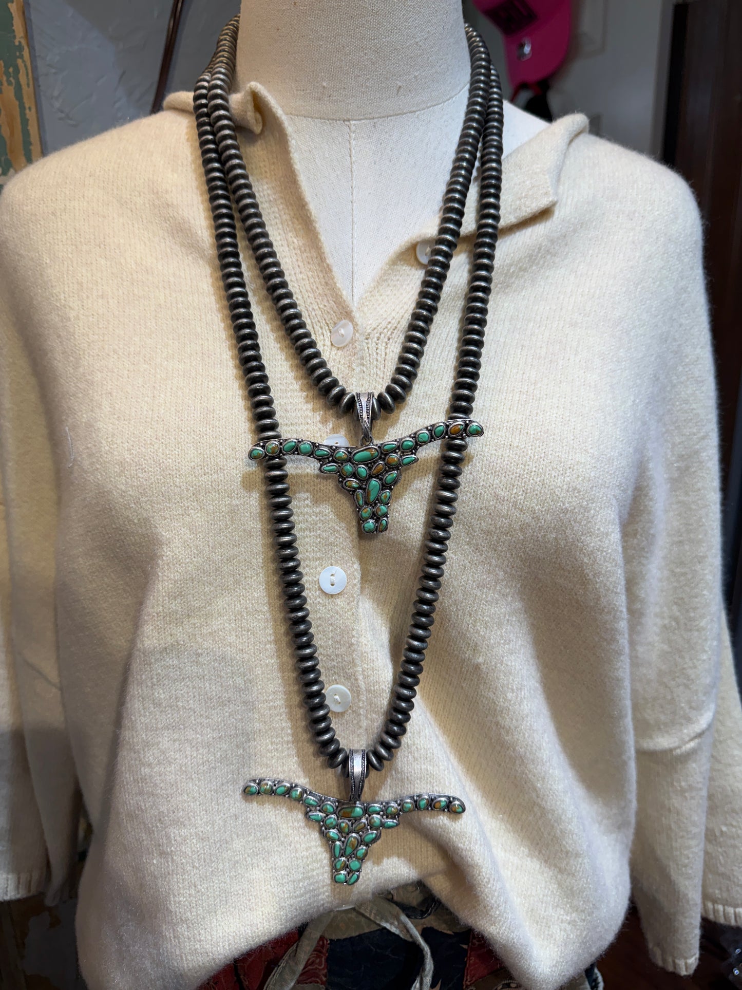 Inspired Longhorn Necklace