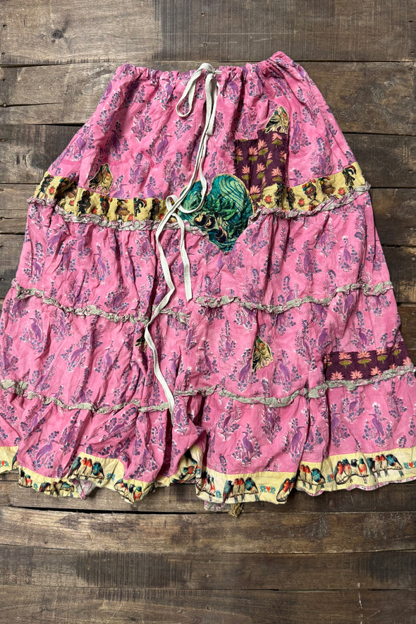 Jaded Gypsy Dune Light Skirt - Faded Rose