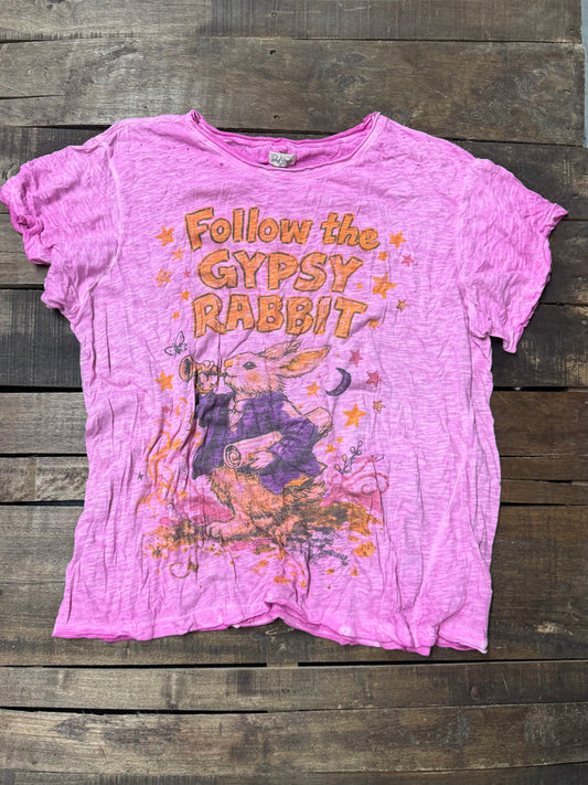 Jaded Gypsy Worn and Weathered Tee - Gypsy Rabbit