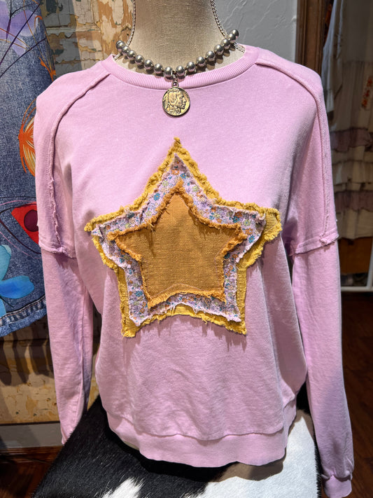Easel Patchwork Star Top