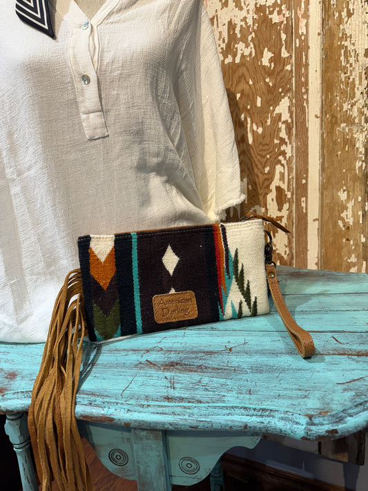 American Darling Genuine Leather Clutch