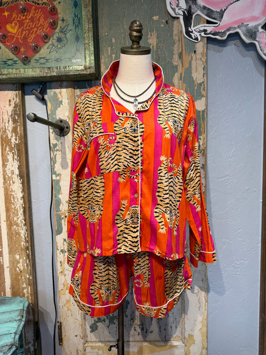 Tiger Pajama Set