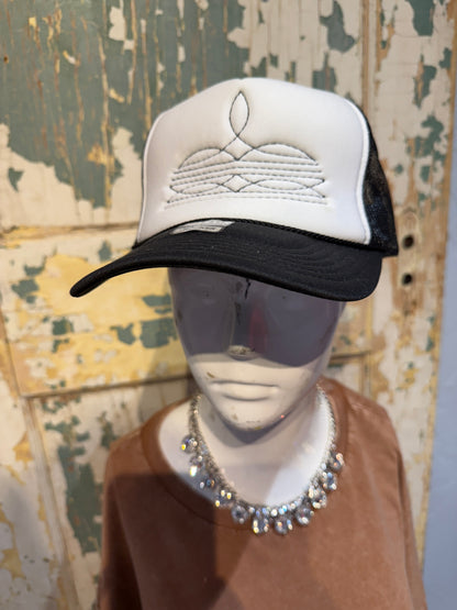 Boot Stitch Trucker Hat