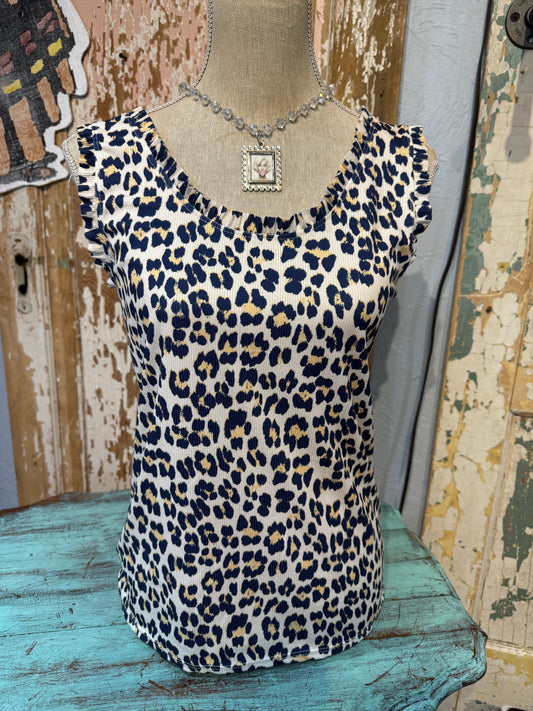 Blue Cheetah Tank