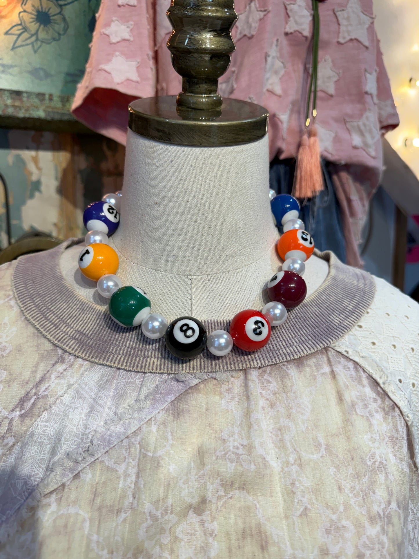 Pool Ball Necklace