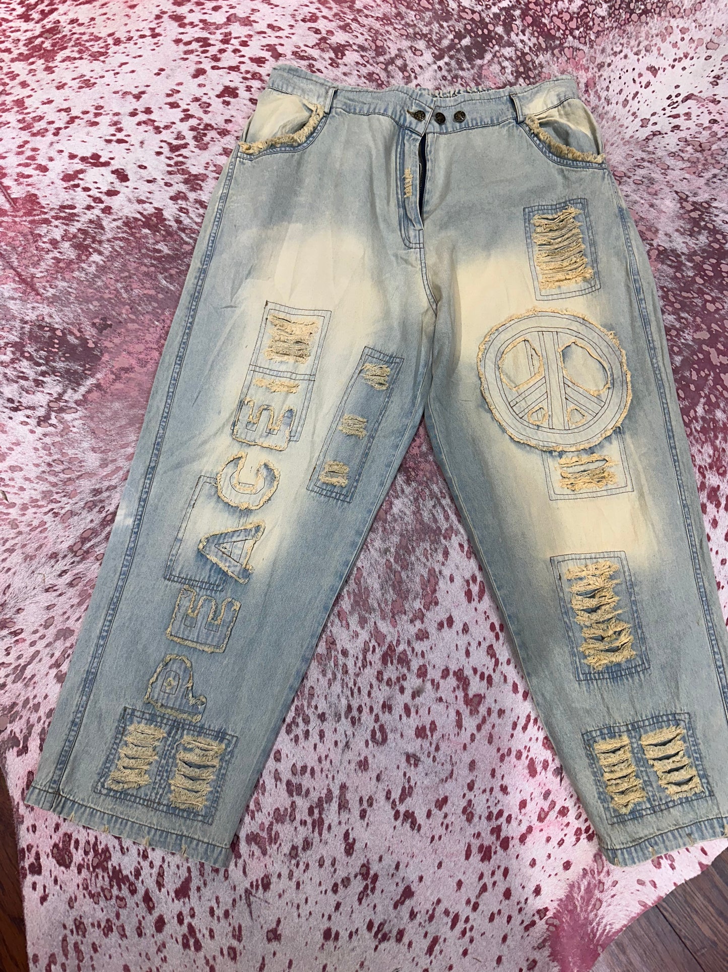 Paper Lace Peace Denim