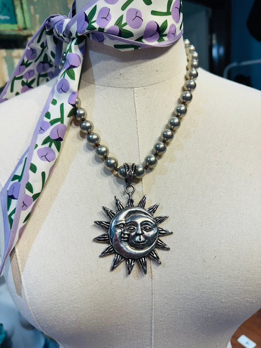 Sun and Moon Necklace