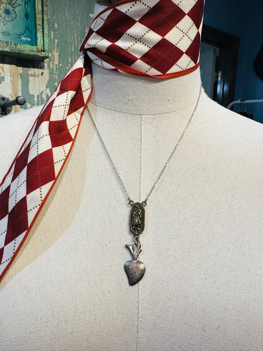 Sacred Heart Necklace Small