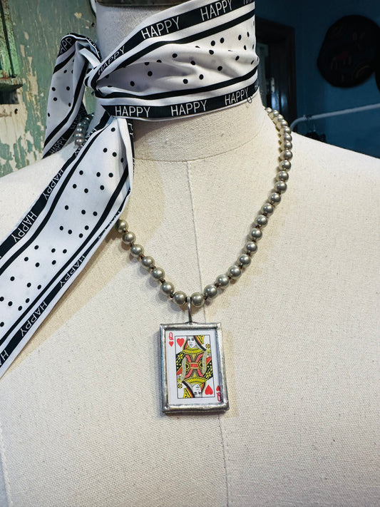 Playing Card Necklace Small