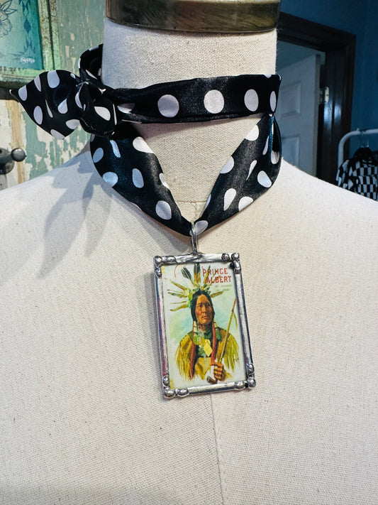 Chief Pendant on Twilly Necklace