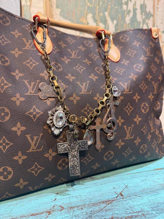 Vintage Charms Purse Chain
