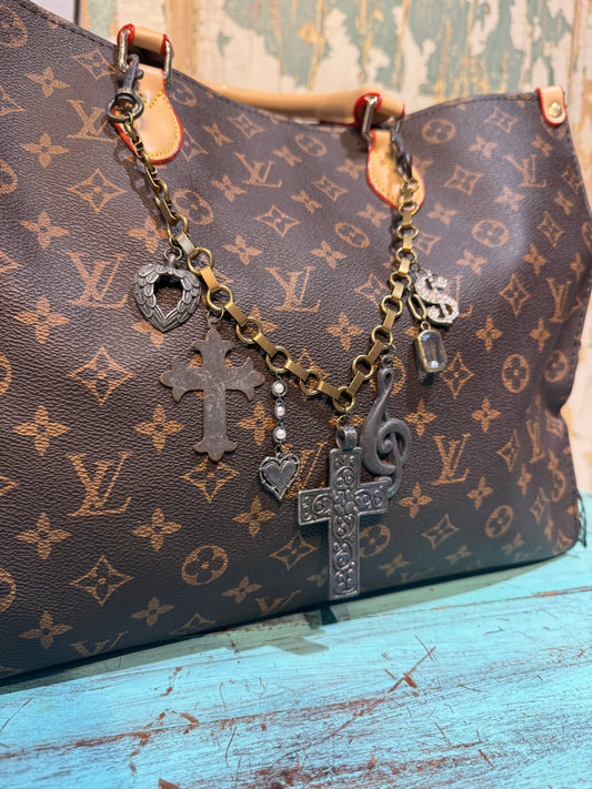 Vintage Charms Purse Chain