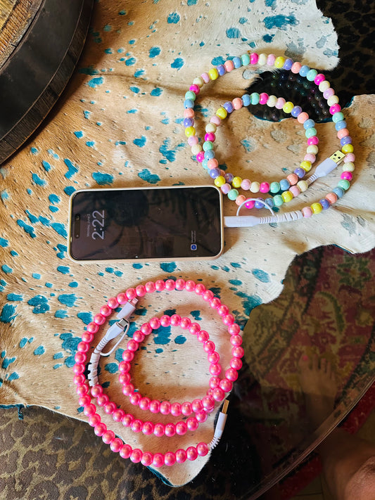 Beaded Phone Chargers