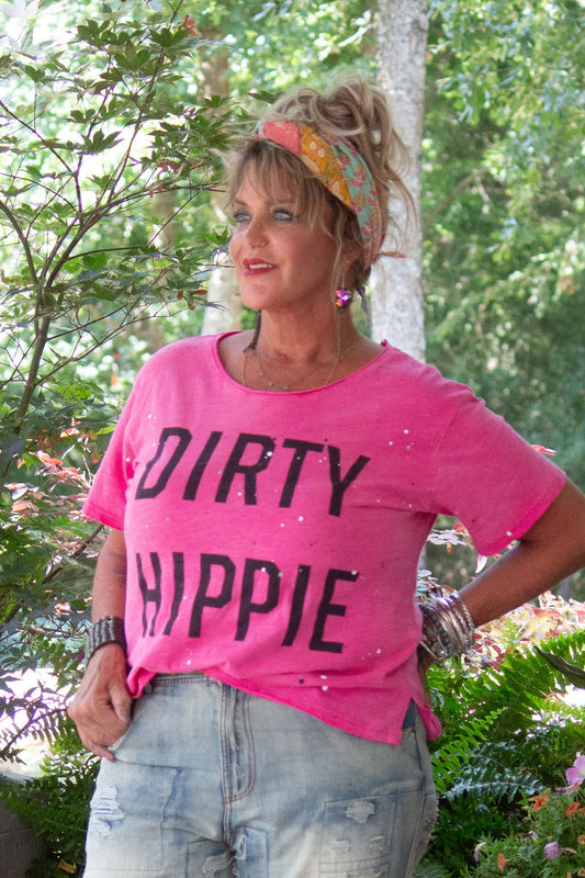Jaded Gypsy Vintage Dragonfruit Dirty Hippie Tee