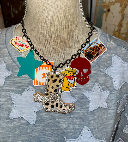 Acrylic Charm Necklace