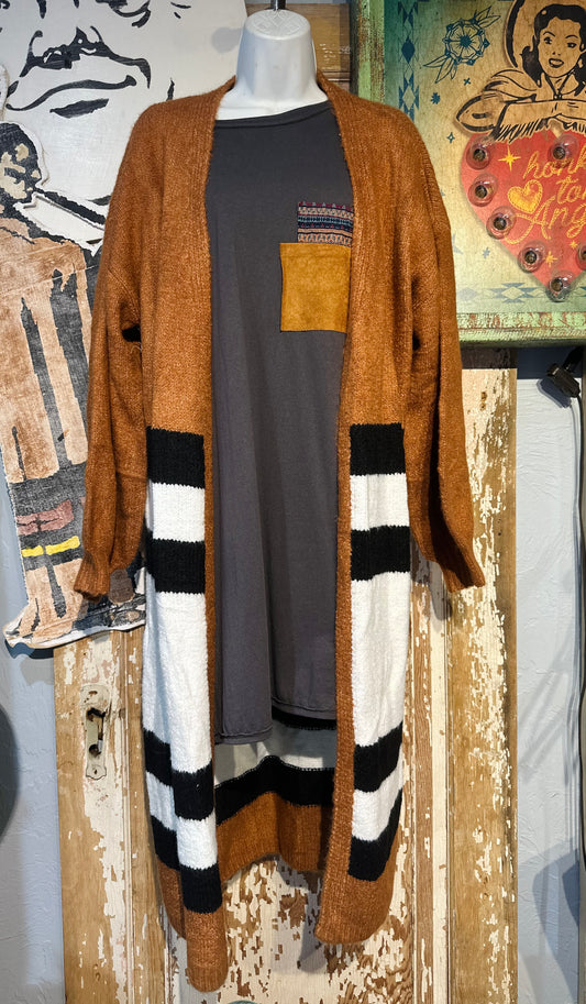 Rust & Stripes Duster