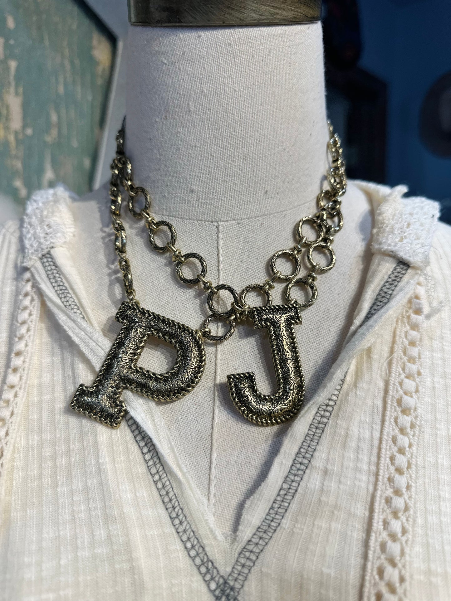 Inspired Gold Initial Necklaces