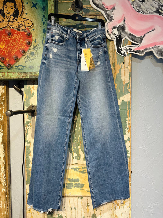 RISEN Mid Rise-Wide Jeans Color Medium