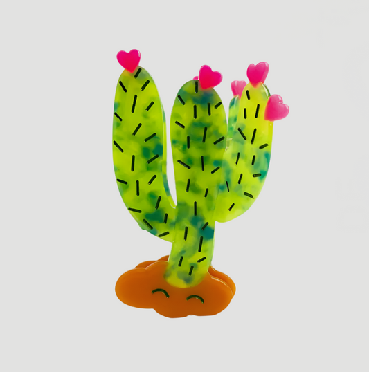 Cactus Hair Clip