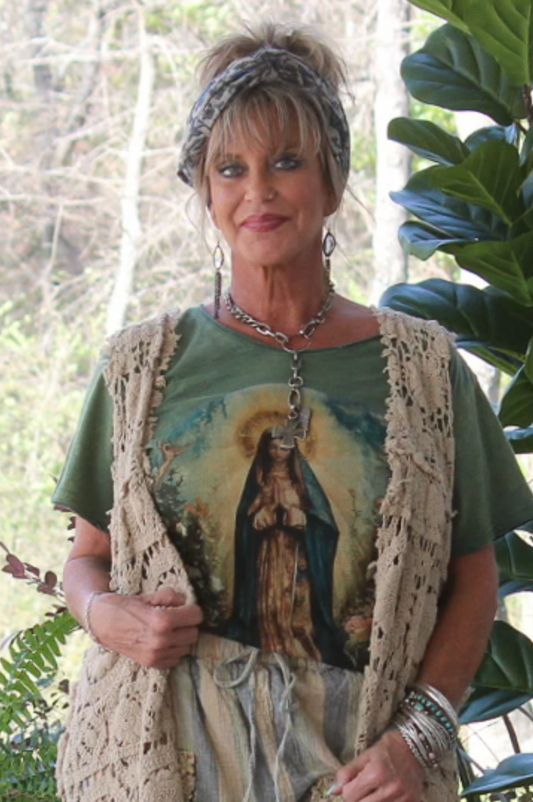 Jaded Gypsy Moon Dance Tee - Garden of Devotion