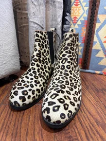 Cowhide Booties