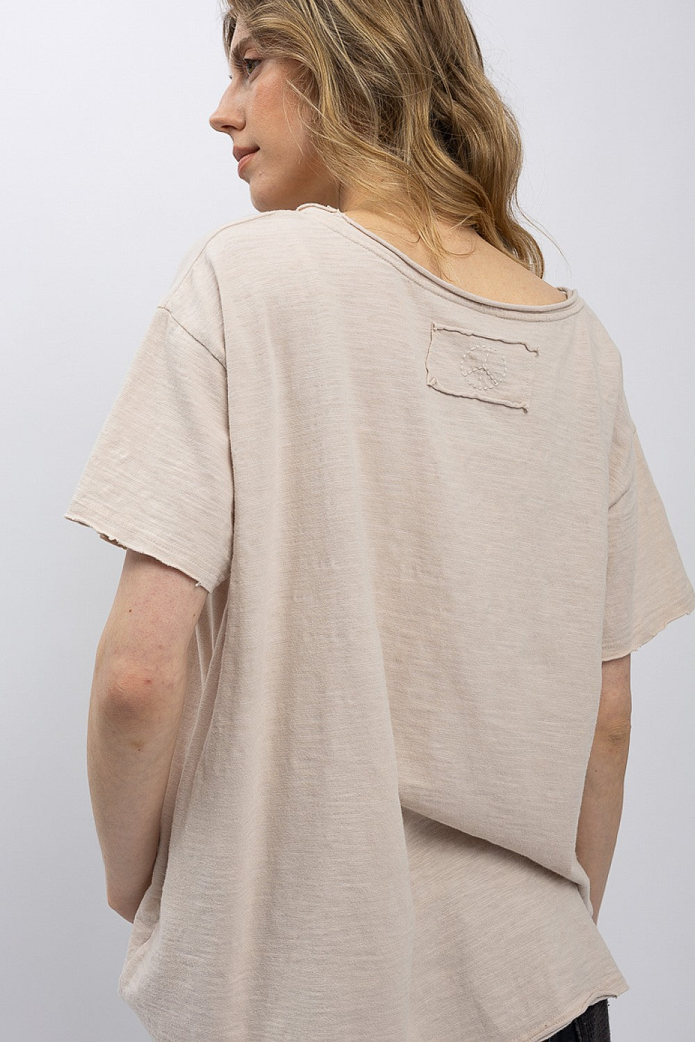 Blue Velvet Oatmeal Indian Tee