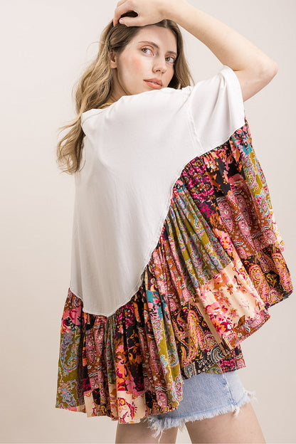 BlueVelvet Rock and Roll Poncho Top