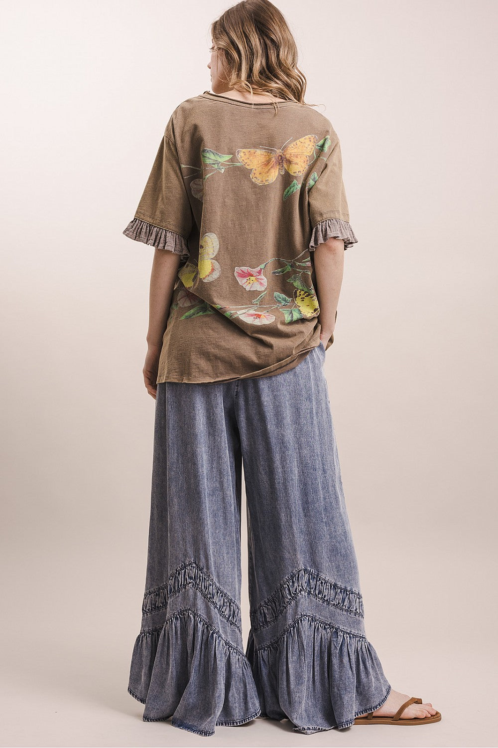 Blue Velvet Ash Butterfly Top