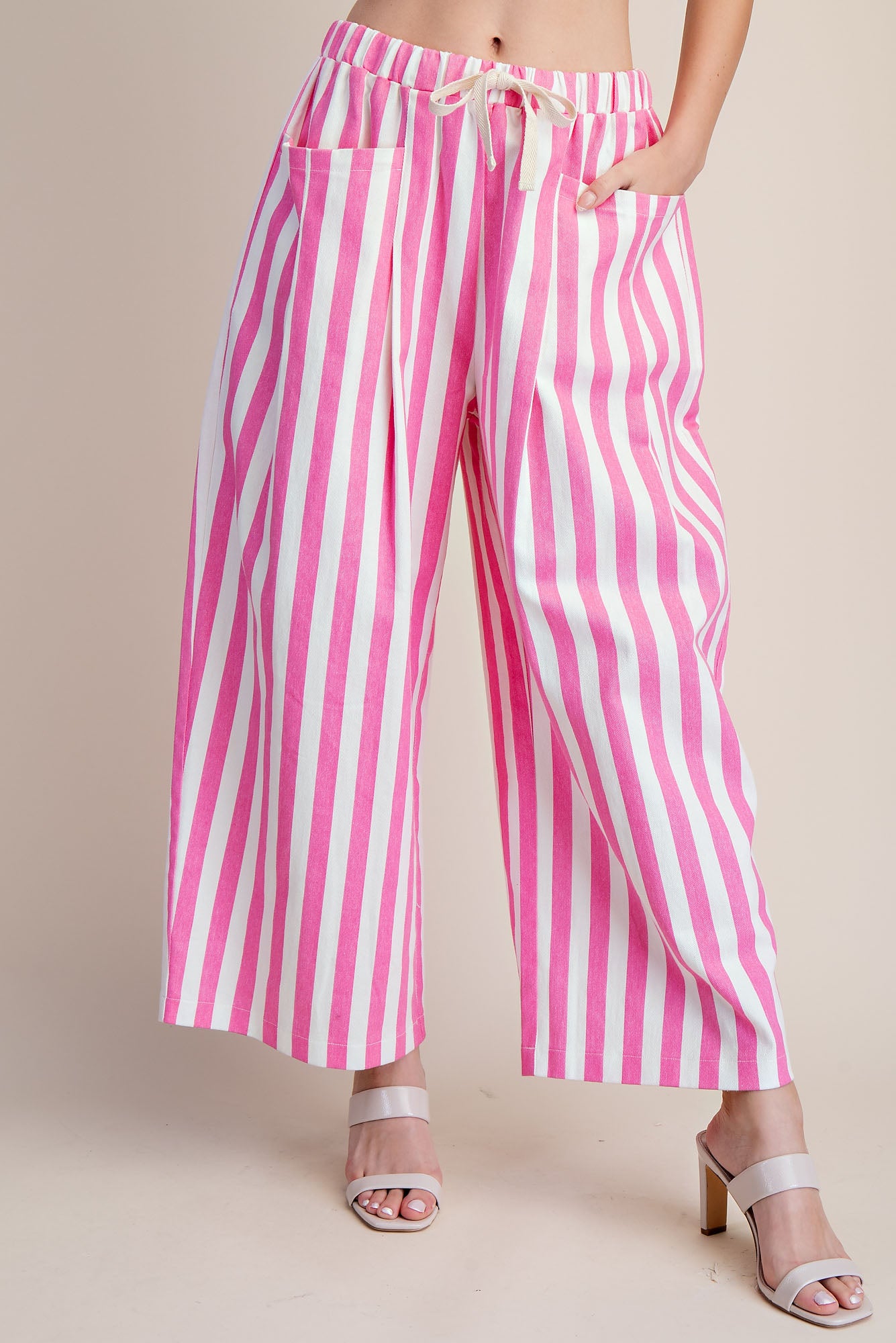 Pink Stripe Pants