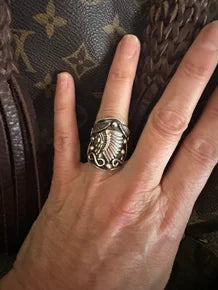 Chief Cigar Sterling Silver Ring